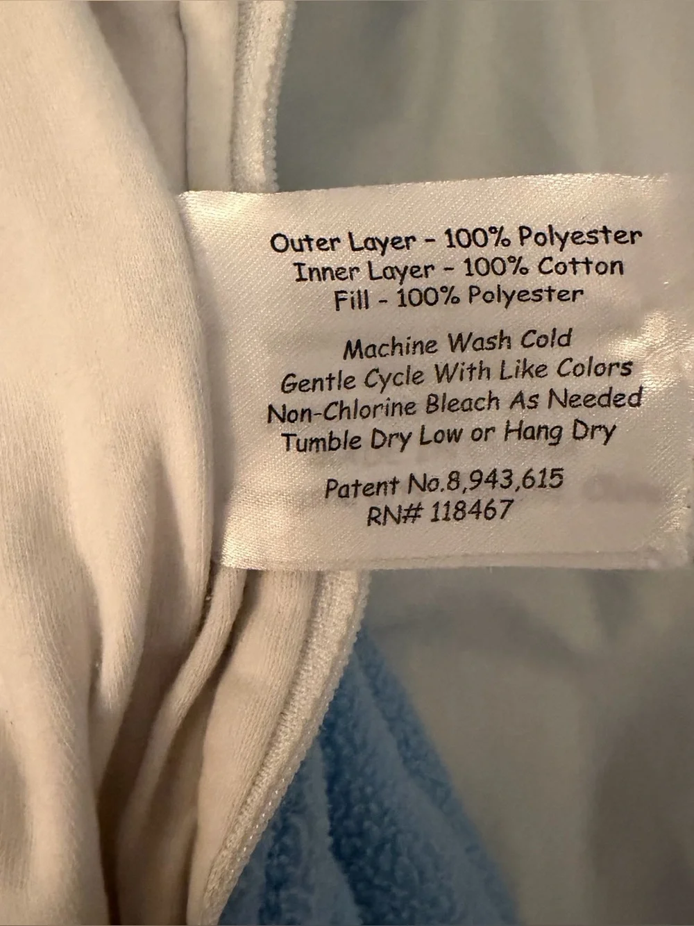 Baby Merlin’s Magic Sleepsuit Fleece Light Blue Large